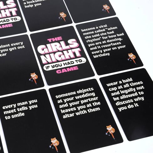 The Girls Night If You Had To… Game [Funny Would You Rather Cards for Women | Perfect for Bachelorette Parties, Birthdays, Gifts for Best Friend, Girls Trips | Adult Party Game for Ages 17+] in Kuwait
