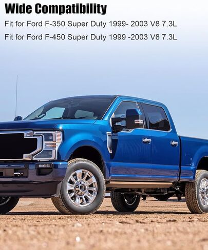 خرطوم أنبوب مدخل الهواء النظيف مناسب لسيارة Ford Excursion 2000-2003 F-250 F-350 F-450 F-550 Super Duty 1999-2003 V8 7.3L استبدال 696-065 696065 696 065 F81Z9C681BA، مع مشبك الأنابيب in Kuwait