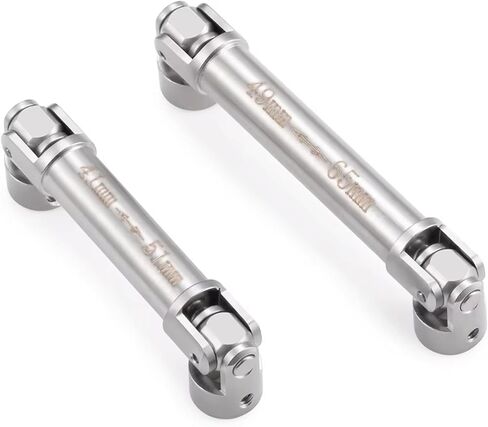 RC car Components Compatible with Redcat for Ascent 1/18 RC Car Upgrade Parts 2Pcs Stainless Steel Transmission Drive Shaft Joint in Saudi Arabia