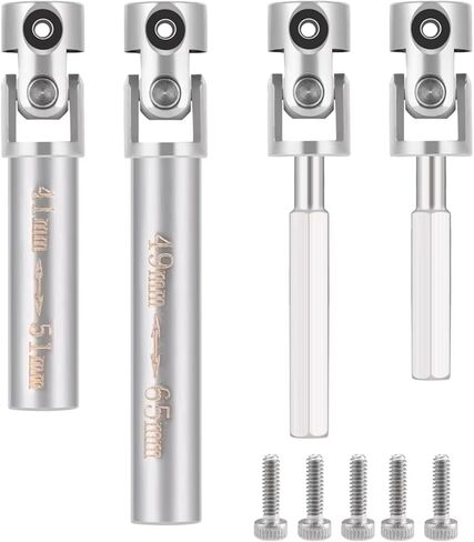 RC car Components Compatible with Redcat for Ascent 1/18 RC Car Upgrade Parts 2Pcs Stainless Steel Transmission Drive Shaft Joint in Saudi Arabia