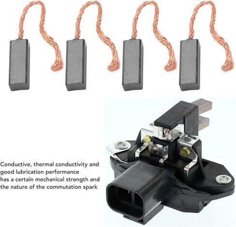 Kikumi Alternator Regulator Repair Kit PX602 PX60 092950 300722 92950 Generator Electric Motor Brush Replacement in Kuwait