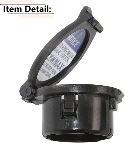 غطاء غطاء منفذ طاقة ولاعة وحدة التحكم المركزية RLB-HILON متوافق مع Toyota Sienna 2011-2014، لـ Tacoma 2013 2014 2015 Year، لـ 85535-08010 in Kuwait