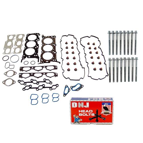 DNJ HGB185 Cylinder Head Gasket Set with Head Bolt Kit for 2009-2011 Hyundai Genesis 3.8L 3778cc 231cid V6 DOHC in Kuwait