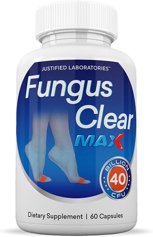 Justified Laboratories Fungus Clear Max Pills 40 Billion CFU Probiotic 60 Capsules in Saudi Arabia
