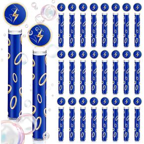 24 Pack Pixel Bubble Wands Bulk for Kids - Themed Birthday Party Favor with Green & Brown Pixel Mini Bubbles, Goodie Bag Stuffers, Classroom Prizes, Summer Outdoor Toys, Graduation Party Favors in Saudi Arabia