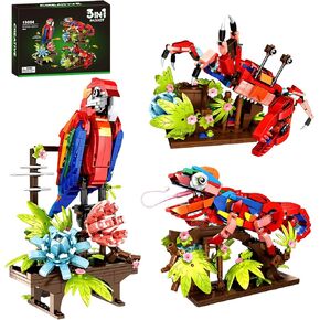 Snowy Owl Building Blocks Set Flying Bird Micro Mini Bricks Toy on Tree Magic Animal Desk Decor Display Ornament DIY Creative Hobby Gifts for Adults Teens in Saudi Arabia