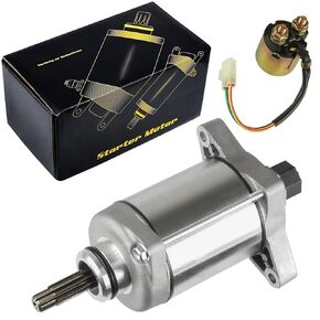 Starter Motor 31200-HP5-601 Relay Solenoid Kit for Honda TRX420FE Rancher 420 4x4 ES 2007-2013 TRX420FM 4x4 2007-2013 TRX420TE 2x4 ES Replaces 35850-HN2-A01 in Kuwait