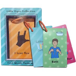 ASL First Word Flash Cards – American Sign Language Learning Cards for Beginners, Parents, Teachers & Speech Therapy, Visual Communication Training Aid in Saudi Arabia