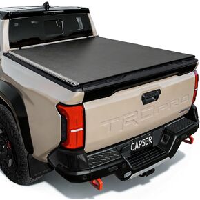 CAPSER Tacoma 5FT Soft Tri Fold Tonneau Cover Compatible with 2016-2023 Toyota Tacoma (Excl. Trail) 60.5Inch Truck Bed in Saudi Arabia
