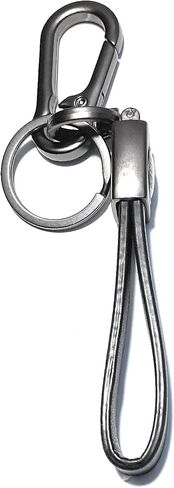 Yaa Catchy Premium Leather & Metal Bikes Hook Antirust Keychain Compatible With Yamaha Unique Stylish Look For Men Women Keyring For |Mt15|Fz|R15|Fasino|V3|Ray|Rx100|Yamaha Lovres, Black in Kuwait