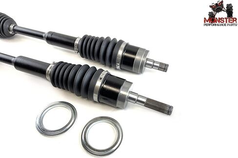 Monster XP Series Front CV Axles for Can-Am 705400952 705400953 Left & Right Telescoping Built Tough 4340 Chromoly Steel Direct Fit Factory Length with 4" of Travel in Kuwait