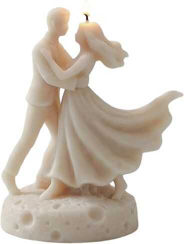 Dancing Couple Candle Molds Wedding Dancing Couple Silicone Candle Mold for Candles Making Resin Casting Aromatherapy Candles Handmade Wax Home Decor in Kuwait