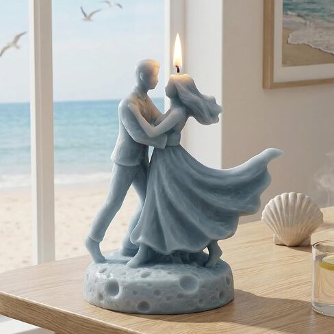 Dancing Couple Candle Molds Wedding Dancing Couple Silicone Candle Mold for Candles Making Resin Casting Aromatherapy Candles Handmade Wax Home Decor in Kuwait