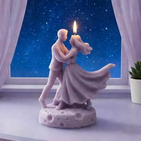Dancing Couple Candle Molds Wedding Dancing Couple Silicone Candle Mold for Candles Making Resin Casting Aromatherapy Candles Handmade Wax Home Decor in Kuwait