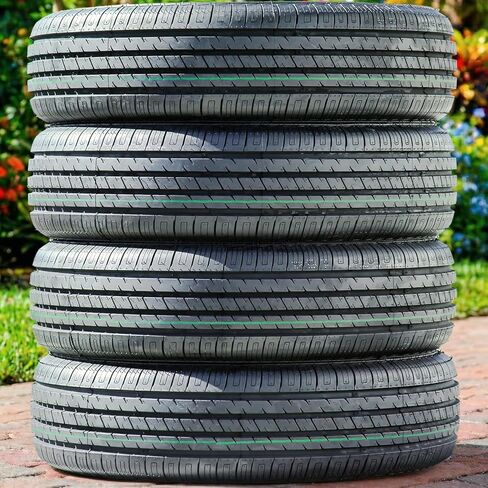 Set of 4 (FOUR) Armstrong Blu-Trac PC All-Season Passenger Car Touring Radial Tires-185/65R14 185/65/14 185/65-14 86H Load Range SL 4-Ply BSW Black Side Wall UTQG 700AA in Kuwait