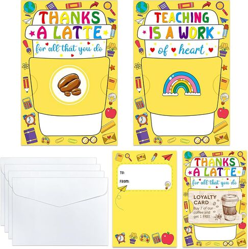 8 Pack Teacher Appreciation Gift Card Holder - Thank You Teacher Apple Gift Card Holder Money and Gift Card Sleeves End of Year Retirement Gifts for Women Men in Saudi Arabia