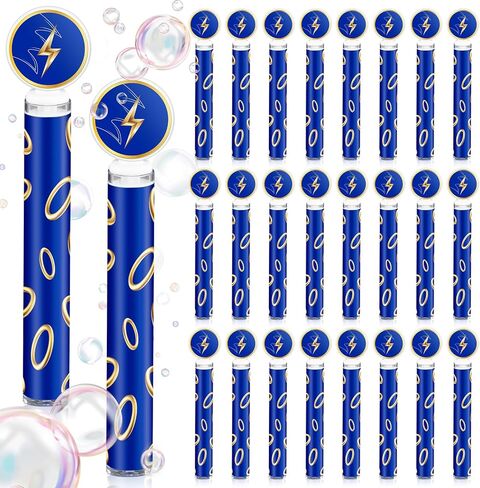 24 Pack Pixel Bubble Wands Bulk for Kids - Themed Birthday Party Favor with Green & Brown Pixel Mini Bubbles, Goodie Bag Stuffers, Classroom Prizes, Summer Outdoor Toys, Graduation Party Favors in Saudi Arabia
