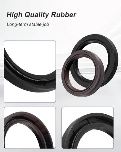 3 Pcs Camshaft & Crankshaft Oil Seals Set Fit for Toyota Avalon 1995-2004 Camry 1988-2006 Highlander 2001-2010 Lexus RX300 1999-2003 ES300 Replace 90311-38034 90311-40022 9031138034 9031140022 in Saudi Arabia