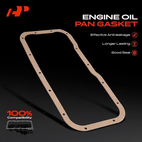A-Premium 1.6L 1.8L Engine Oil Pan Gasket Set, Compatible with Nissan Sentra 1989-2006, 200SX 1995-1998, NX 1991-1993, Pulsar NX 1989-1990 in Kuwait