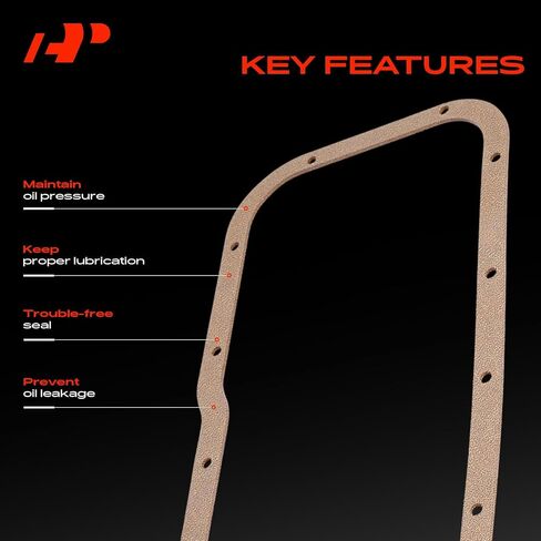A-Premium 1.6L 1.8L Engine Oil Pan Gasket Set, Compatible with Nissan Sentra 1989-2006, 200SX 1995-1998, NX 1991-1993, Pulsar NX 1989-1990 in Kuwait