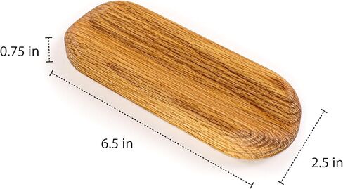 Solid Oak Single Pen Tray, Minimalist Desk Organizer, Natural Wood, Handcrafted, Precision Angled Channel in Saudi Arabia