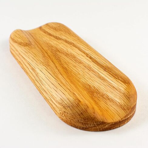 Solid Oak Single Pen Tray, Minimalist Desk Organizer, Natural Wood, Handcrafted, Precision Angled Channel in Saudi Arabia