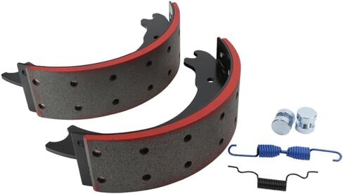 منتجات Mytee 2 حزمة طبل مجموعة أحذية الفرامل متوافقة مع Freightliner ABP RK1443E-20PREM يستبدل 1443E، Bendix GBEK1443E20PR، GBNK1443E23PR، in Kuwait