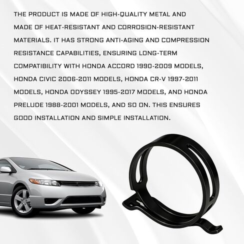 4PCS Upper & Lower Radiator Hose Clamps for Honda, Professional Hose Clamp Kit Compatible with Honda Accord Civic CR-V Odyssey Element Pilot Prelude S-2000 Replace 19511-PH7-003 19511PH7003 in Saudi Arabia