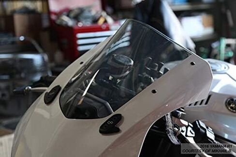 Race Series Windscreens Windshield Fits Yamaha R1 R1S R1M 2015-2019 SMOKE in Kuwait