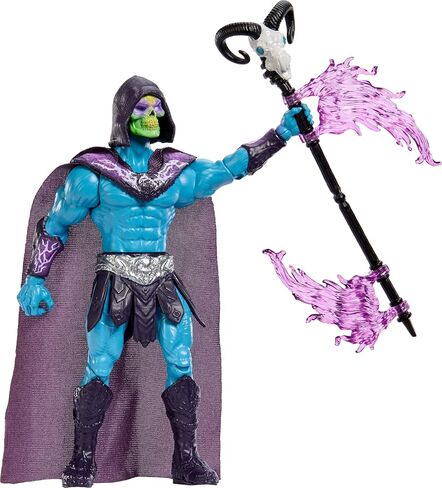 Masters of the Universe Feature Figure Havoc Staff Attack Skeletor, Twist & Release Action Move, 5.5 Inch & Accessory, 2026 Movie Accurate Villain Toy in Saudi Arabia