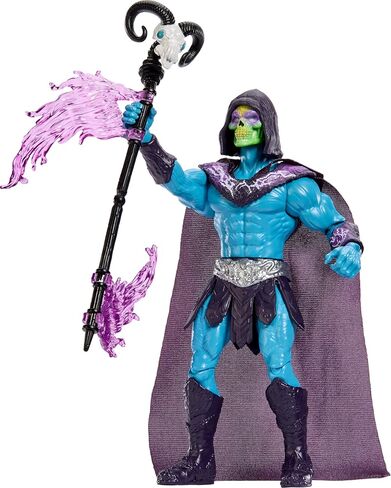 Masters of the Universe Feature Figure Havoc Staff Attack Skeletor, Twist & Release Action Move, 5.5 Inch & Accessory, 2026 Movie Accurate Villain Toy in Saudi Arabia