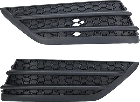 Front Fog Light Cover Compatible with 2016-2018 Honda Pilot Black Bumper Grille Cap Trim Set Replacement Parts (Left and Right) in Saudi Arabia