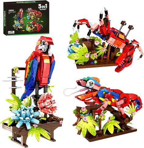 Snowy Owl Building Blocks Set Flying Bird Micro Mini Bricks Toy on Tree Magic Animal Desk Decor Display Ornament DIY Creative Hobby Gifts for Adults Teens in Saudi Arabia