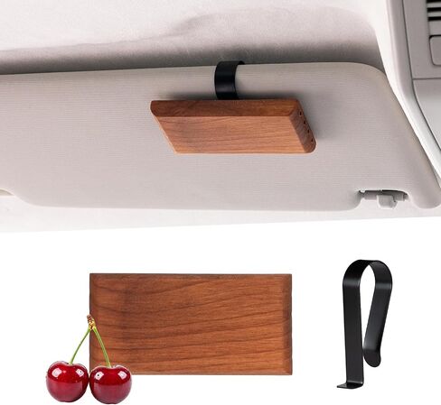 Yuoyar Wood Car Scents Air Freshener Visor Clips Diffuser Odors Eliminator (coconut-scented, 1 Pack) in Kuwait