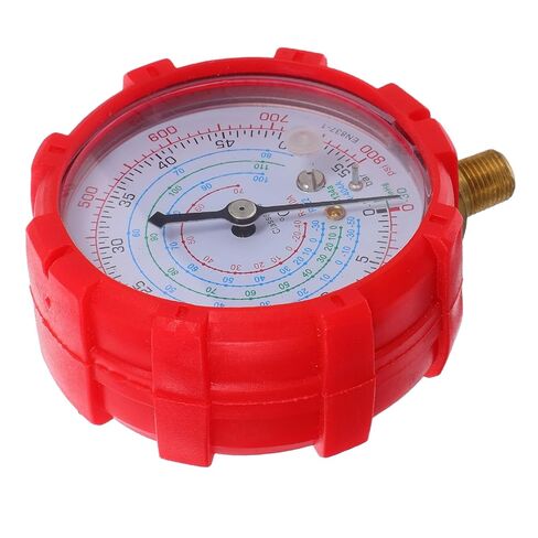 Didiseaon Automotive Refrigerant Gauge Tool Set with Red Manifold, Precise Pressure Monitor for Car Ac Recharge and HVAC System Maintenance in Kuwait