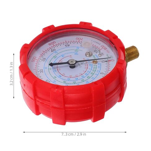 SHINEOFI Automotive Manifold Gauge Set with High Pressure Cooling System Monitor, Pressure Tester Tool for Car Ac Repair and Maintenance in Kuwait