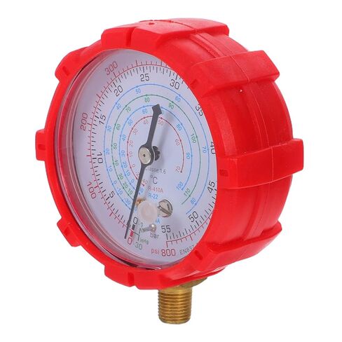 NUOBESTY Car Air Conditioner Pressure Gauge Set with High and Low Pressure HVAC Manifold Gauges and Hoses for Automotive Ac Maintenance and Refrigerant Charging in Kuwait