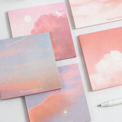 50 Sheets Double-Sided Scrapbook Paper 3.15 x 3.15 In, Colorful Decorative Printer Pastel Watercolor Printer Paper - Patterend Cardstock for Crafts, Letter Writing & Stationery in Kuwait