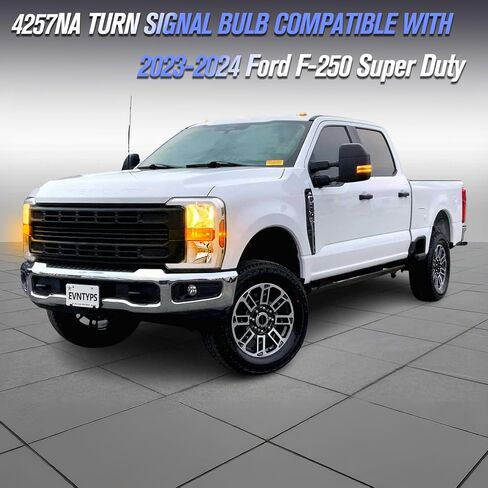 مصابيح هالوجين 12 فولت OEM قياسية 4257NA أصفر كهرماني مناسب لملحقات 2022-2024 Ford Maverick XL/XLT/Lariat، لـ F-150 2019-2023، F-250/F-350 Super Duty 2017-2024، حزمة من 2 in Kuwait