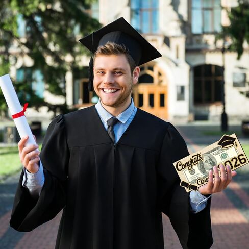 Graduation Gifts 2026 Money Holder for Her Him, Wooden Class of 2026 Graduation Cash Holder, Money Envelopes Box for Cash Gifts for College High School in Saudi Arabia