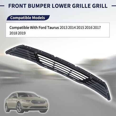 المصد الأمامي السفلي للشبكة DG1Z17K945AA مناسب لـ Ford Taurus 2013-2019 لوح بلاستيكي أسود محكم المصد الأمامي السفلي للتهوية مركز الفتح إدراج لوحة الكسوة FO1036155 in Kuwait