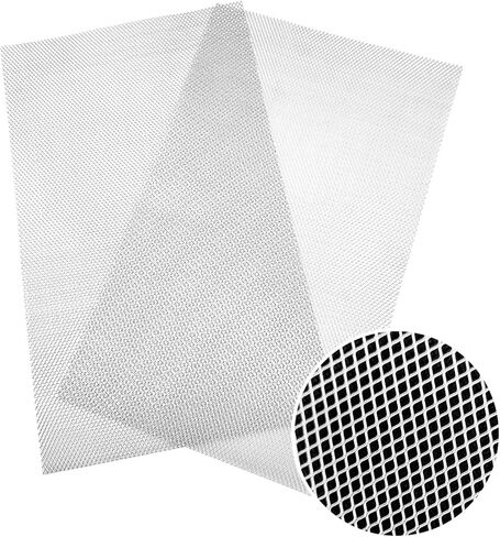2-Pack Silver Aluminum Grill Mesh 8" x 13", 0.016" Thick Metal Screen with 0.12" x 0.16" Micro Holes, Flexible Grille Insert for Automotive Bumper, DIY Home Vents and Craft Projects in Saudi Arabia