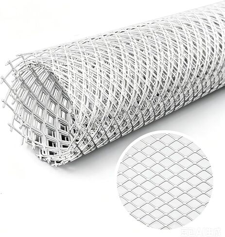 2-Pack Silver Aluminum Grill Mesh 8" x 13", 0.016" Thick Metal Screen with 0.12" x 0.16" Micro Holes, Flexible Grille Insert for Automotive Bumper, DIY Home Vents and Craft Projects in Saudi Arabia