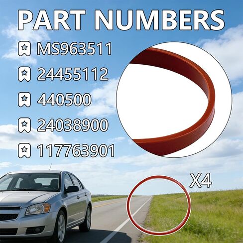 MS96351-1 Engine Intake Manifold Gasket Set for Chevrolet Cobalt HHR Malibu for Pontiac G5 G6 Solstice for Saturn Aura Ion Sky Vue 2.2L 2.4L 2006-2012, 24455112, 440500, 24038900, 117763901 in Saudi Arabia