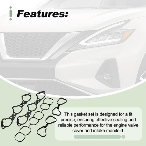 حشية مشعب السحب ومجموعة غطاء صمام المحرك لـ 2007-2016 Nissan Altima 2009-2020 Maxima 2009-2024 Murano 2015-2016 Pathfinder 2011-2017 Quest 2014-2016 QX60 2013 JX35 استبدال VS50770R MS97143 in Kuwait
