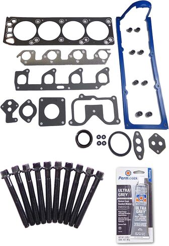 CPWK416 Head Gasket Set Bolt Kit Fits: 89-94 Ford Ranger Mazda B2300 2.3L SOHC 8v VIN A/Cu. 140 in Kuwait