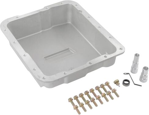 مقلاة نقل الحركة من الألومنيوم المصبوب من JEGS متوافقة مع ناقل الحركة الأوتوماتيكي GM 700R4، 4L60، 4L60E و4L65E [4 1/2 بوصة. عميق] in Kuwait