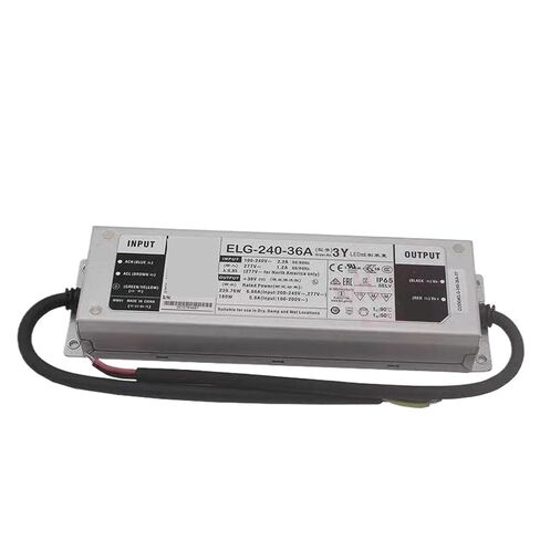1 قطعة ELG-240-36A-3Y 36V6.66A الجهد المستمر LED الإضاءة سائق PFC وظيفة AC-DC امدادات الطاقة in Kuwait