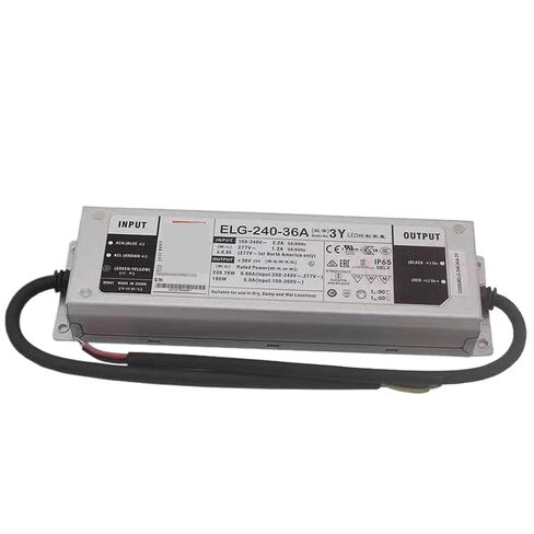 1 قطعة ELG-240-36A-3Y 36V6.66A الجهد المستمر LED الإضاءة سائق PFC وظيفة AC-DC امدادات الطاقة in Kuwait