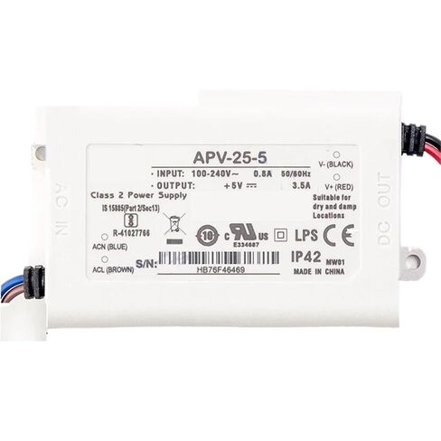 1pcs 25W Single Output Switching Power Supply APV-25-5 APV-25-12 APV-25-15 APV-25-24 APV-25-36(APV-25-36) in Kuwait